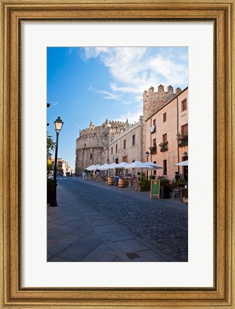 Framed Spain, Castilla y Leon Region Restaurants along the City of Avila Print