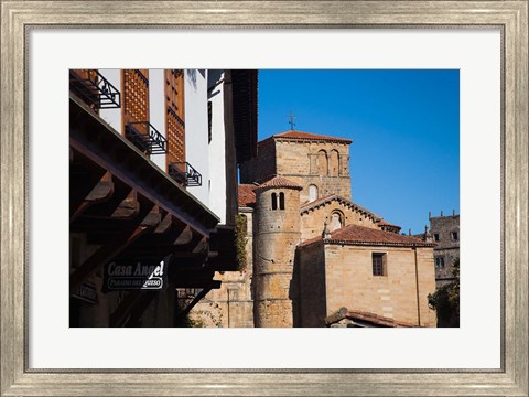 Framed Spain, Santillana del Mar, Iglesia de Colegiata Print