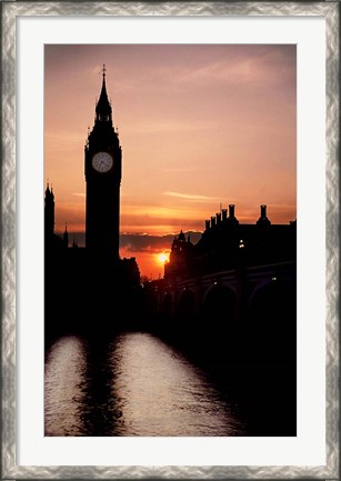 Framed Big Ben Clock Tower, London, England Print
