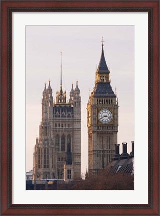 Framed Big Ben Morning, London, England Print