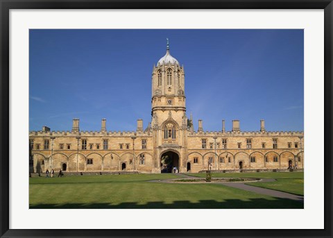 Framed Tom Tower, Christchurch University, Oxford, England Print