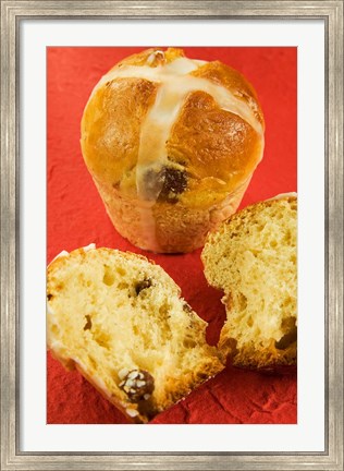 Framed Hot cross buns, an English Easter specialty Print