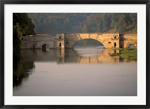 Framed Grand Bridge, Blenheim Palace, Woodstock, Oxfordshire, England Print