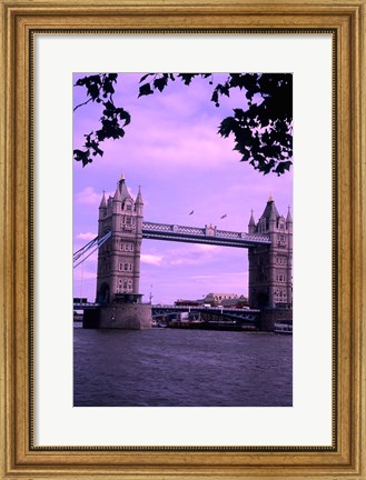 Framed Tower of London Bridge, London, England Print