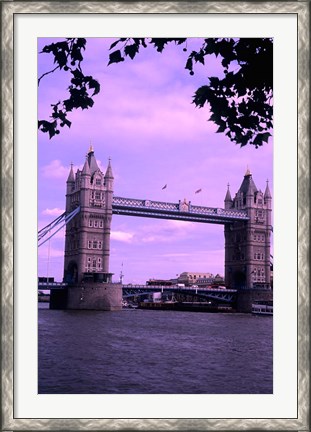 Framed Tower of London Bridge, London, England Print