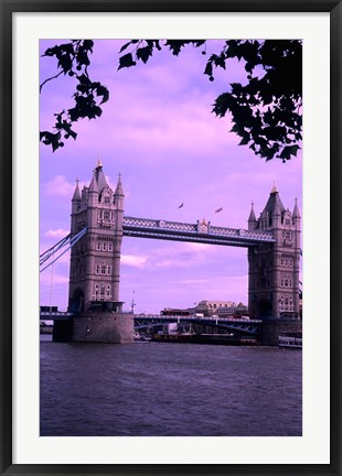 Framed Tower of London Bridge, London, England Print