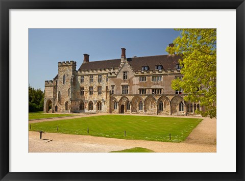 Framed Battle Abbey School, Battle, East Sussex, England Print