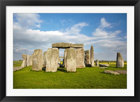 Framed Stonehenge (circa 2500 BC), UNESCO World Heritage Site, Wiltshire, England Print