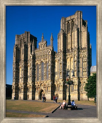 Framed Wells Cathedral, Somerset, England Print