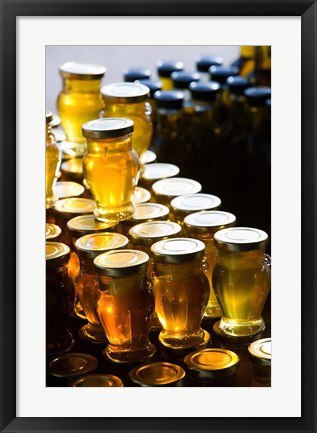 Framed Greece, Ionian Islands, Zakynthos, Market Honey Print