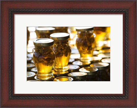 Framed Local Honey, Anafonitria, Zakynthos, Ionian Islands, Greece Print