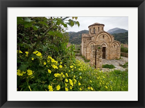 Framed Greece, Crete, Byzantine Church of the Panayia Print