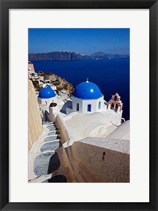 Framed Oia, Santorini, Greece Print