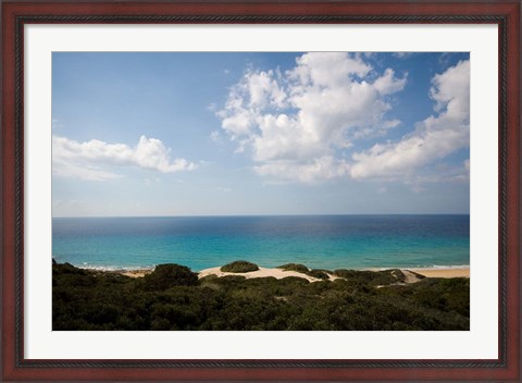 Framed Cyprus, Karpas peninsula, Golden Beach Print