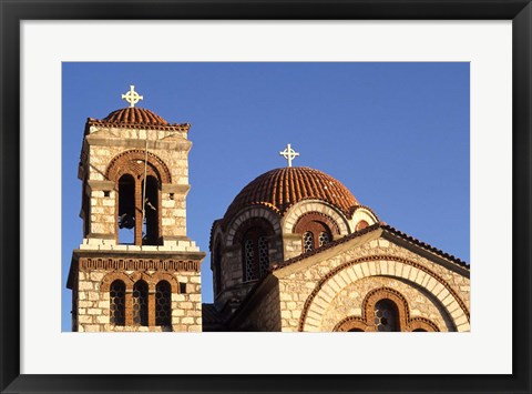 Framed St Nicholas Greek Orthodox Church, Delphi, Greece Print