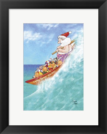 Framed Surf Lifeboat Print