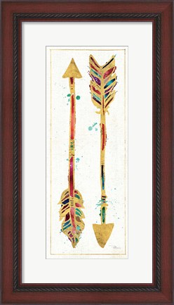 Framed Beautiful Arrows I Print