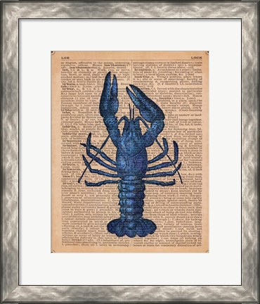 Framed Vintage Lobster Print