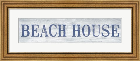 Framed Beach House Print