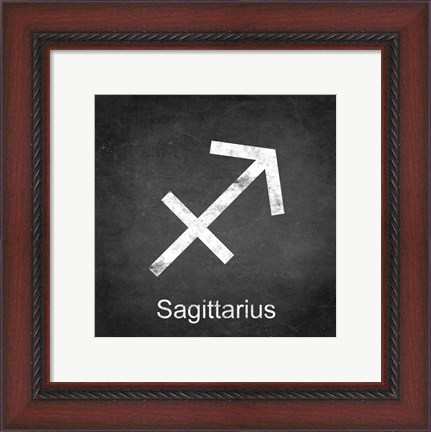 Framed Sagittarius - Black Print