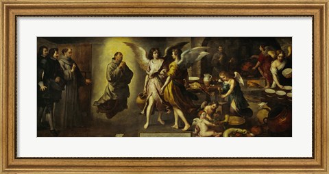 Framed Angels&#39; Kitchen Print