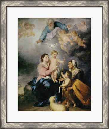 Framed Holy Family, also called the Virgin of Seville Print