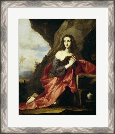 Framed Saint Mary Magdalen or Saint Tais, 1641 Print