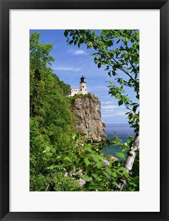 Framed Split Rock Lighthouse Print