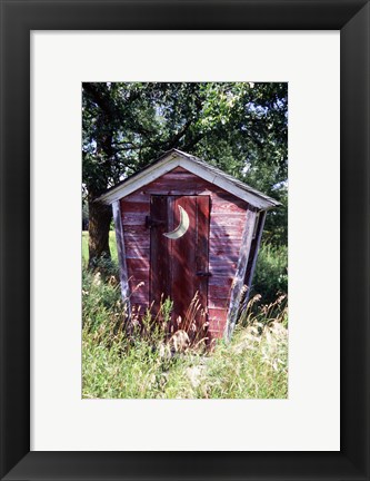 Framed Outhouse Print