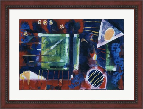 Framed Untitled (Colorful Abstract) Print