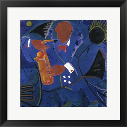 Framed Mood Indigo Print