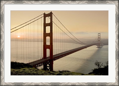 Framed Golden Gate Sunrise #2 Print