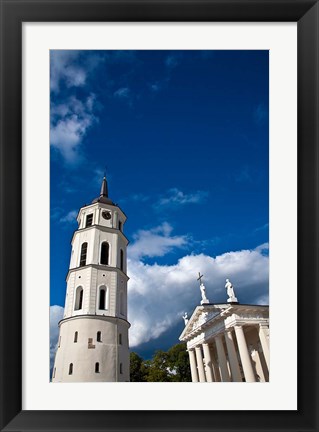 Framed Arch-Cathedral Basilica, Vilnius, Lithuania II Print