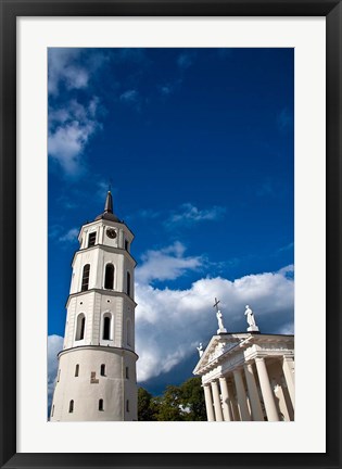 Framed Arch-Cathedral Basilica, Vilnius, Lithuania II Print
