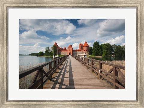 Framed Lithuania, Trakai Historical NP, Island Castle Print