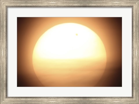 Framed Venus Transiting in front of the Sun I Print