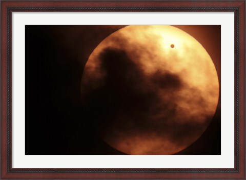 Framed Venus Transiting in front of the Sun II Print