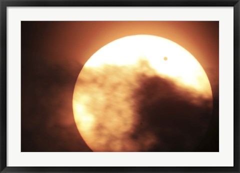 Framed Venus Transiting in front of the Sun III Print