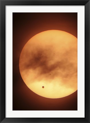 Framed Venus Transiting in front of the Sun IV Print