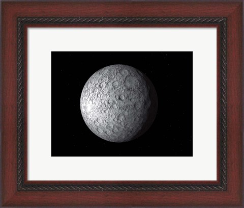 Framed Ceres, a large Asteroid Print