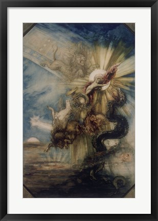 Framed Fall Of Phaeton Print