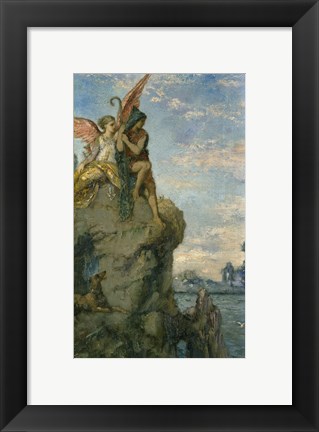 Framed Hesiod And The Muse II Print