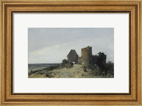 Framed Ruins Of The Chateau De Rosemont, Nievre, 1861 Print
