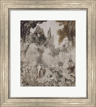 Framed Les Chimeres, 1884 Print