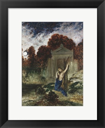 Framed Orpheus At The Tomb Of Eurydice, 1891 Print