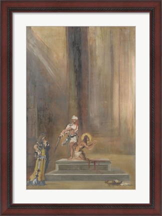 Framed Beheading Of Saint John The Baptist, 1870 Print