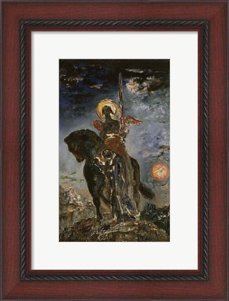 Framed Fate And The Angel Of Death Print