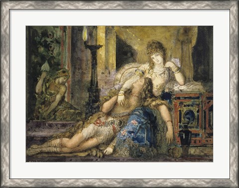 Framed Samson And Delilah Print