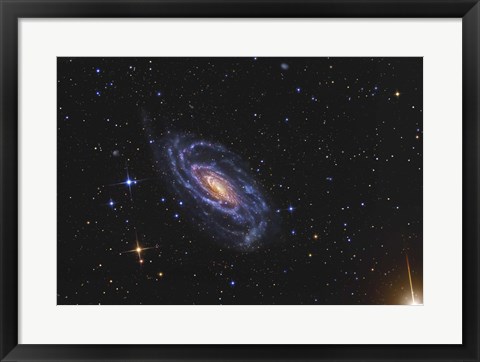 Framed NGC 5033, a spiral galaxy situated in the Constellation of Canes Venatici Print