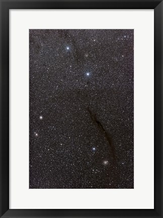 Framed Dark Doodad Nebula in the southern Constellation Musca Print